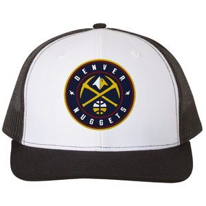 Denver Nuggets 3D Snapback Trucker Hat- White/ Black